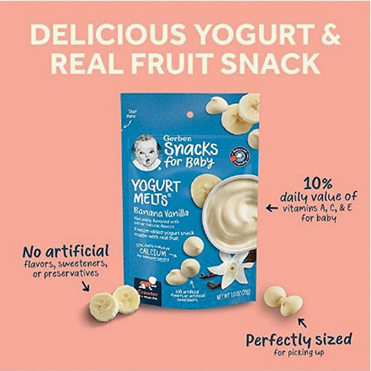 Gerber 2nd Foods Snacks for Baby, Variety Pack (9 ct.)