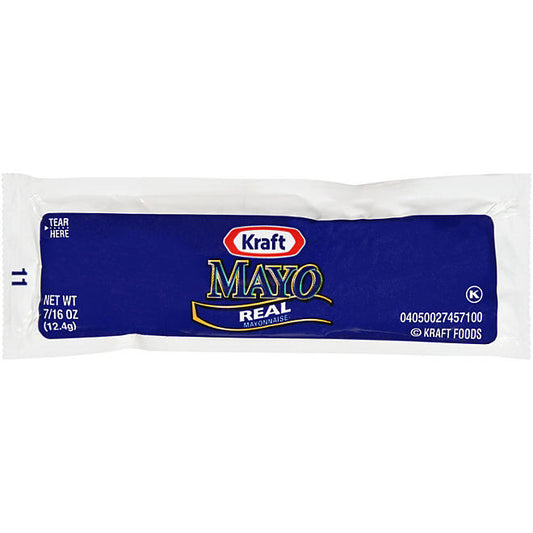 Kraft Real Mayo Mayonnaise Single Serve Pouches (200 ct.)