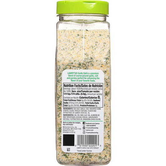 Lawry's Coarse Ground Garlic Salt with Parsley (33 oz.)