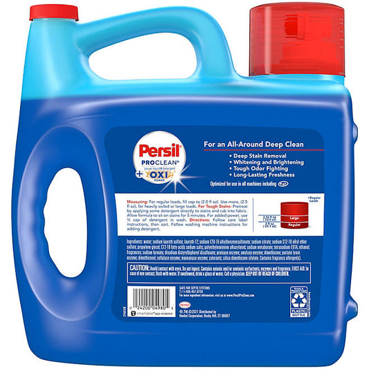 Persil ProClean Liquid Laundry Detergent + OXI Power (225 fl. oz., 112 loads)