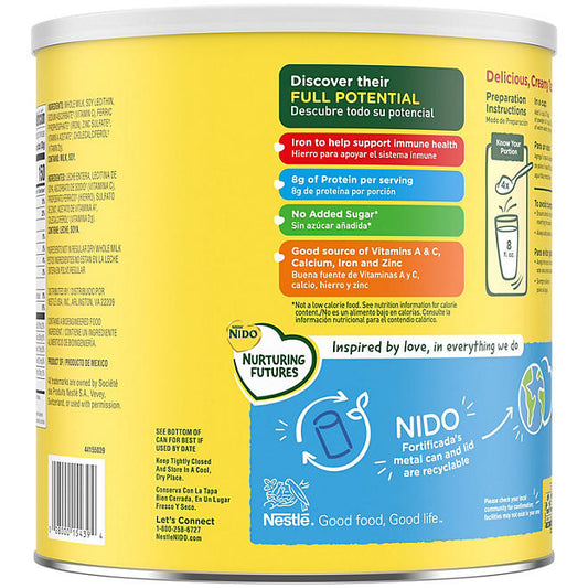 Nestle NIDO Fortificada Dry Whole Milk Powder (4.85 lb.)