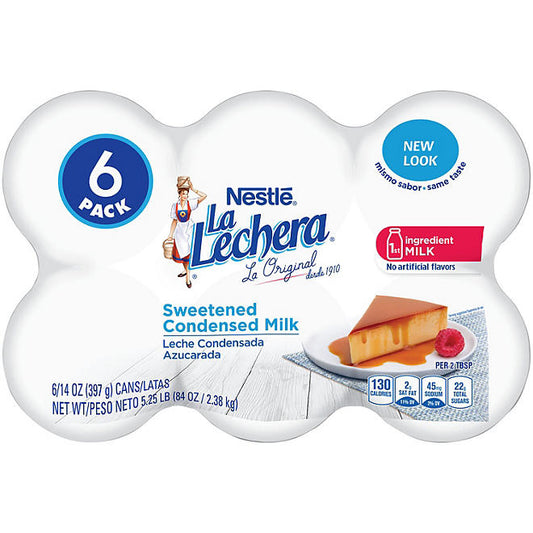 Nestle La Lechera Sweetened Condensed Milk (14 oz., 6 pk.)