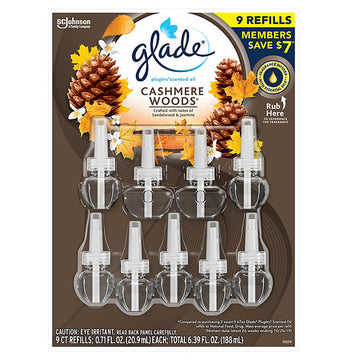 Glade Plugins Scented Essential Oil Refills (6.39 fl. oz... 9 ct.)