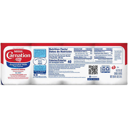 Carnation Evaporated Milk (12 oz., 8 pk.)