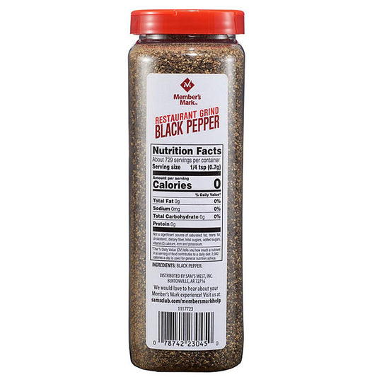 Member's Mark Restaurant Black Pepper (18 oz.)