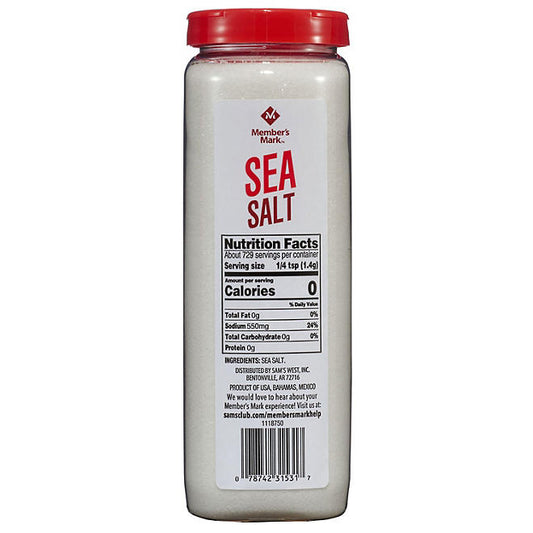 Member's Mark Sea Salt (36 oz.)