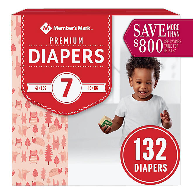 Member's Mark Premium Baby Diapers (41+ lbs.)