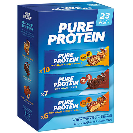 Pure Protein Bars Variety Pack (23 ct.)