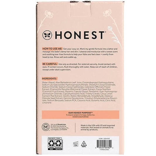 The Honest Company Comfort Sweet Cream Shampoo & Body Wash (17 fl. oz., 2 pk.)