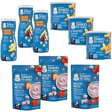 Gerber 2nd Foods Snacks for Baby, Variety Pack (9 ct.)