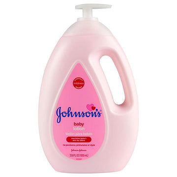 Johnson's Moisturizing Pink Baby Lotion with Coconut Oil (33.8 fl. oz.)