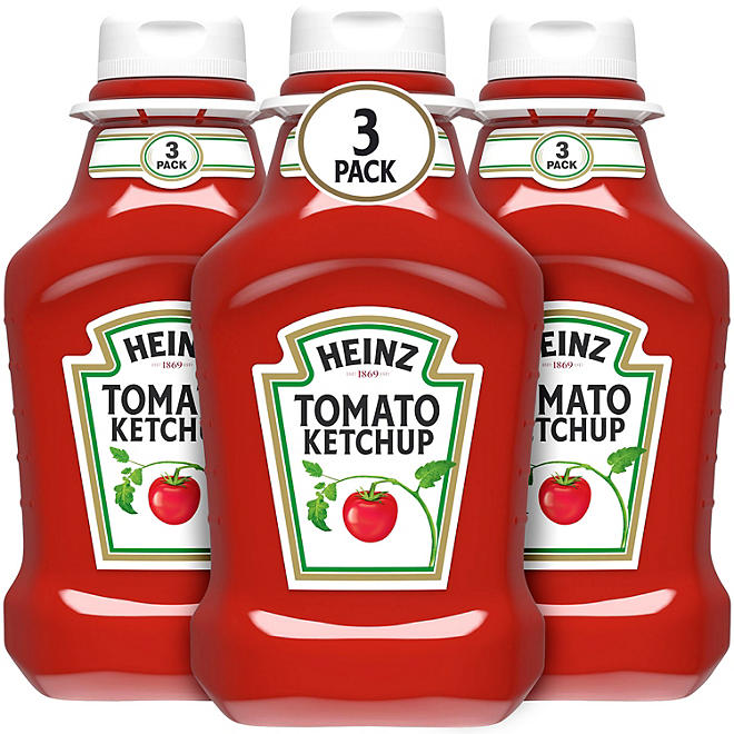 Heinz Original Tomato Ketchup Bottles (44 oz., 3 pk.)