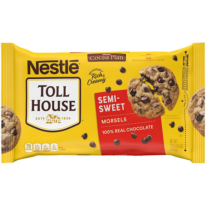 Nestle Toll House Semi-Sweet Chocolate Chips (72 oz.)